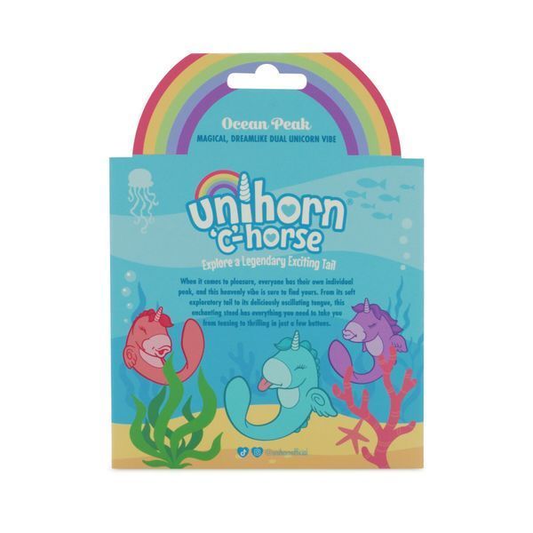 Вібратор-єдиноріжка Unihorn &ndash; C Horse &ndash; Ocean Peak, вагінально-кліторальна стимуляція, 2 мотори по 10 режимів SX2864