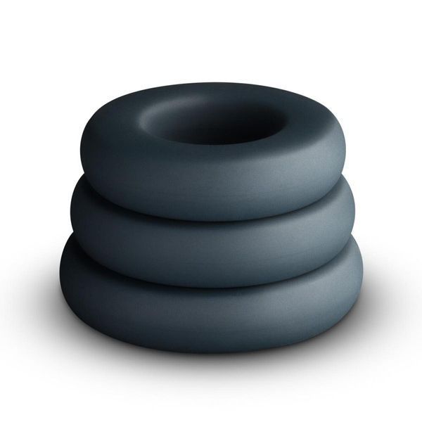 Набор эрекционных колец Boners 3-Piece Hefty Cock Ring Set, диаметр 3,2 см, 3,8 см и 4,5 см SO8872