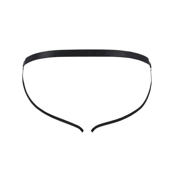 Чоловічі відкриті сліпи Passion 034 OPEN LUKE XXL/XXXL Black, екошкіра SO7575