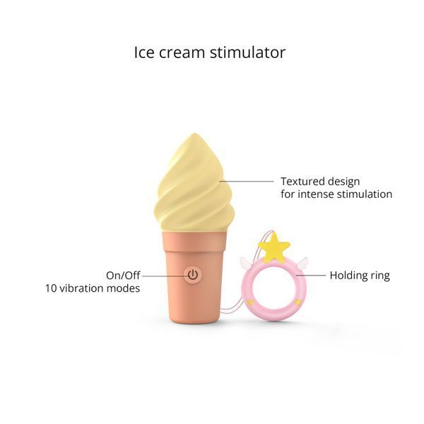 Вібратор-морозиво Love To Love CAND'ICE &mdash; VANILLA POP SO6819