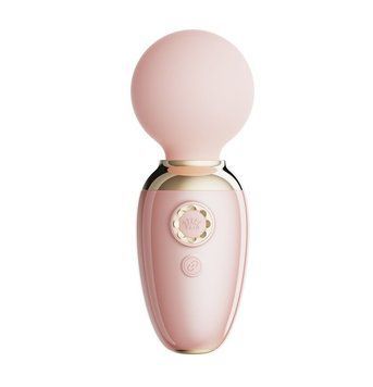 Смарт-вібромасажер Zalo &ndash; AVA Sakura Pink, 8 режимів, підігрів, дуже потужний та компактний SO9552
