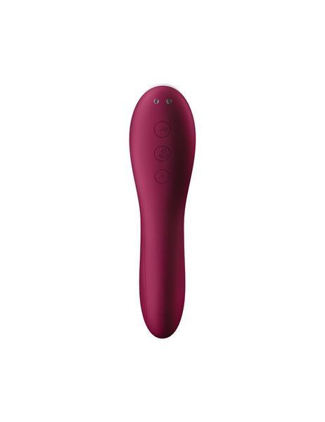 Вакуумный стимулятор с вибрацией Satisfyer Dual Crush Wine Red SO6088
