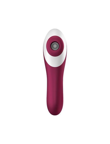 Вакуумный стимулятор с вибрацией Satisfyer Dual Crush Wine Red SO6088