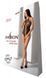 Бодистокинг с имитацией корсетной шнуровки Passion BS094 One Size, black, цветочный узор, с доступом SO8923 фото 6
