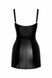 Платье Noir Handmade F320 Starlet, S, под латекс, мини, молния по всей длине, кольцо на поясе SX0351 фото 8