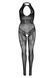 Бодистокинг Leg Avenue Rhinestone Lace and Net Bodystocking OS Black SO7889 фото 6