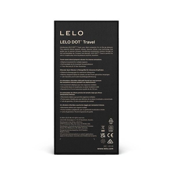 Кліторальний вібратор LELO DOT Travel Pink SX2551