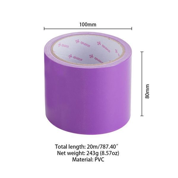 Скотч для бондажу LOCKINK SEVANDA Electrostatic Tape, фіолетова, 16 м SX0892