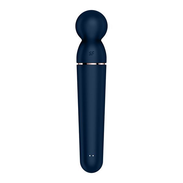 Вібромасажер Satisfyer Planet Wand-er Blue/Rosegold, дуже потужний, бездротовий SO8783