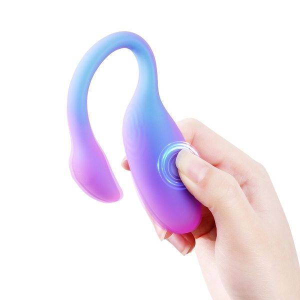 Смарт-виброяйцо Magic Motion Flamingo Max Blue 2 в 1: виброяйцо и тренажер Кегеля, 10 режимов SX3227