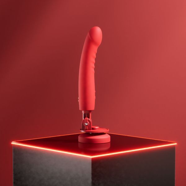 Смарт-міні секс-машина Lovense Mission 2 Vibrating suction cup dildo, 6500 вібрацій/хв, Touch Sense SX1306
