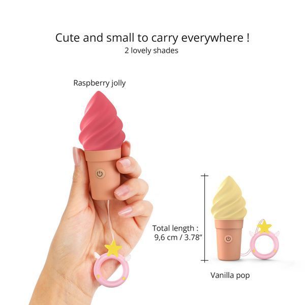 Вібратор-морозиво Love To Love CAND'ICE &mdash; RASPBERRY JOLLY SO6820
