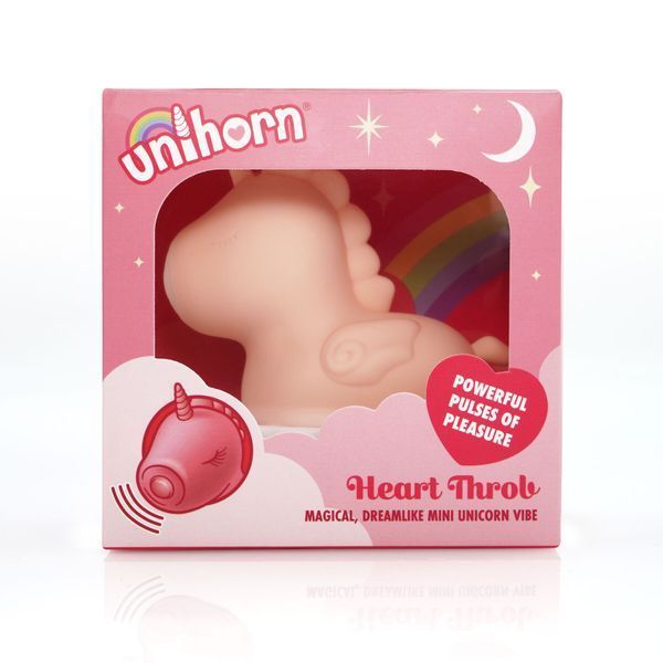Вібратор-єдиноріжка Unihorn &ndash; Heart Throb, з пульсацією SX2865