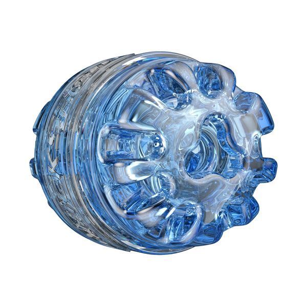 Мастурбатор Fleshlight Quickshot Turbo Blue Ice, компактный, сквозной, подойдет для пар и минета SX0678