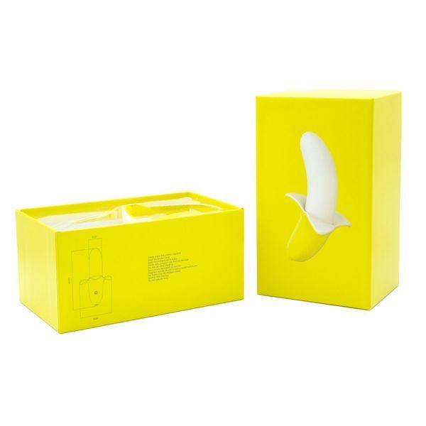Вибратор-банан Banana Bliss Mini Silicone Vibrator, вагинально-клиторальная стимуляция, 10 режимов SX2601
