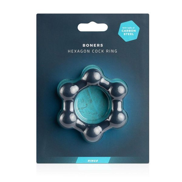 Эрекционное кольцо Boners Hexagon Cock Ring SO8873