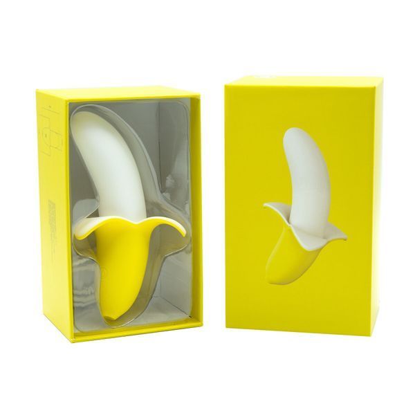 Вибратор-банан Banana Bliss Mini Silicone Vibrator, вагинально-клиторальная стимуляция, 10 режимов SX2601