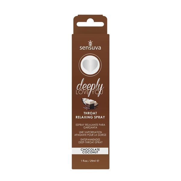 Спрей для глубоких оральных ласк Sensuva Deeply Love You Chocolate Coconut (29 мл) SO3196