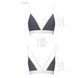 Спортивный топ с двойными бретелями Passion PS007 TOP M, dark grey SO4264 фото 5