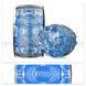 Мастурбатор Fleshlight Quickshot Turbo Blue Ice, компактный, сквозной, подойдет для пар и минета SX0678 фото 1