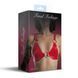 Лиф из натуральной кожи Feral Feelings - Bikini Top Red SO9422 фото 4