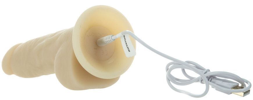 Фаллоимитатор с вибрацией и ротацией Naked ADDICTION Chris 7&Prime; Rotating & Vibrating Dong, пульт ДУ SO5589