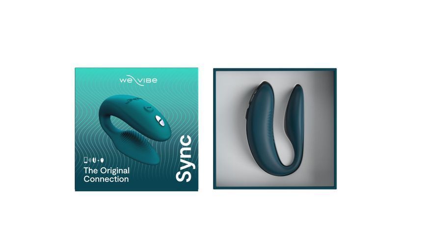 Смарт-вибратор для пар We-Vibe Sync 2 Green Velvet, 10 виброрежимов, пульт ДУ SO8760