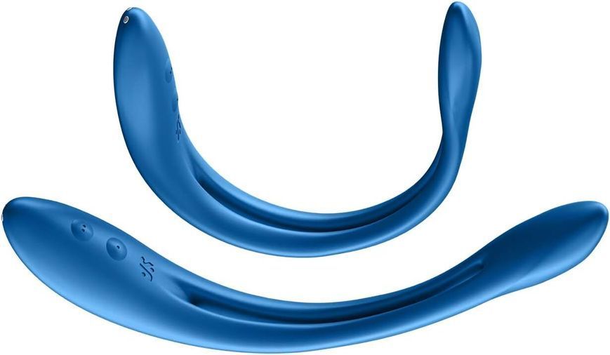 Універсальний гнучкий вібратор для пар Satisfyer Elastic Game Dark Blue SO8496