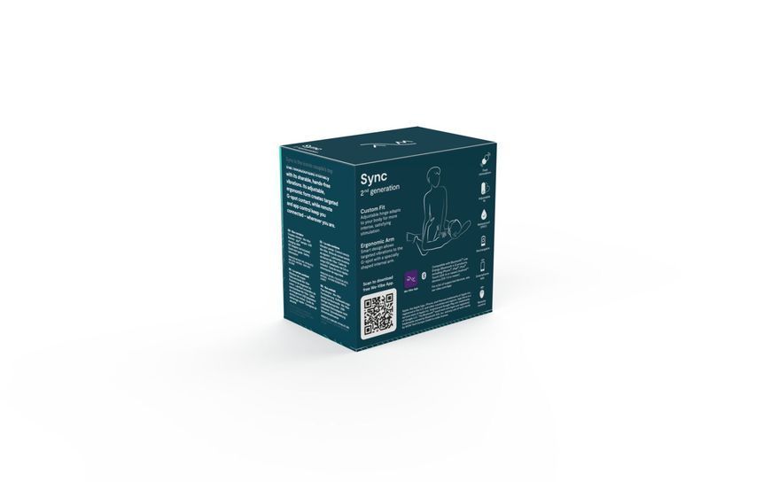 Смарт-вибратор для пар We-Vibe Sync 2 Green Velvet, 10 виброрежимов, пульт ДУ SO8760