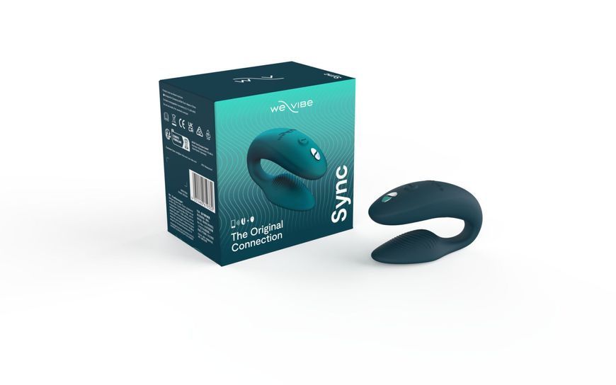 Смарт-вибратор для пар We-Vibe Sync 2 Green Velvet, 10 виброрежимов, пульт ДУ SO8760