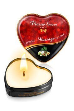 Масажна свічка-серце Plaisirs Secrets Exotic Fruits (35 мл) SO1870