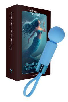 Мінівібромасажер FairyGasm Pearlstasy blue SX0634