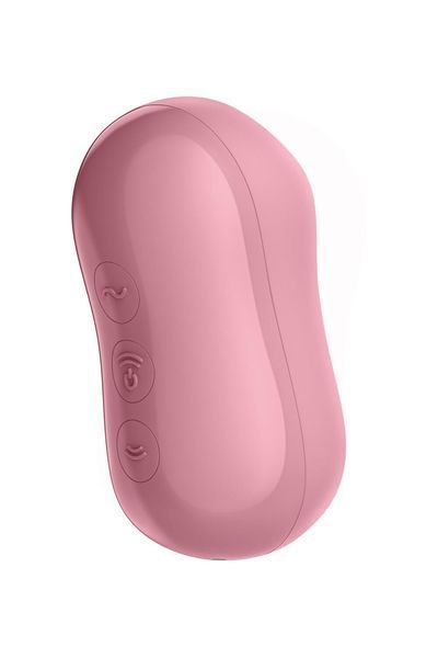 Вакуумный стимулятор с вибрацией Satisfyer Cotton Candy Light Red SO6282