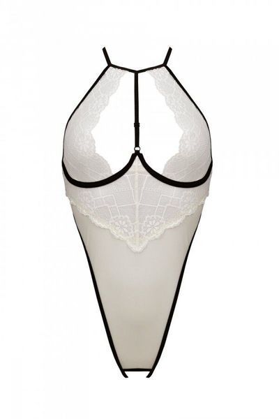 Боди с доступом Passion CHIKA BODY L/XL, cream SO9695