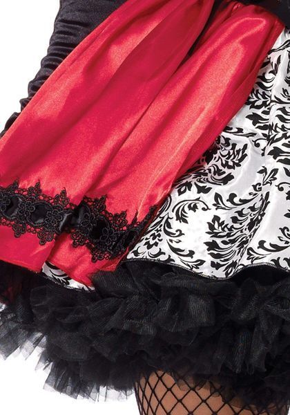 Эротический костюм Красной шапочки Leg Avenue Gothic Red Riding Hood L, платье, накидка SO9124