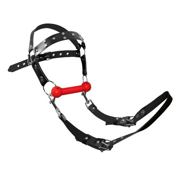 БДСМ кляп-упряжка Art of Sex - BDSM Gag Harness Pony SO9795
