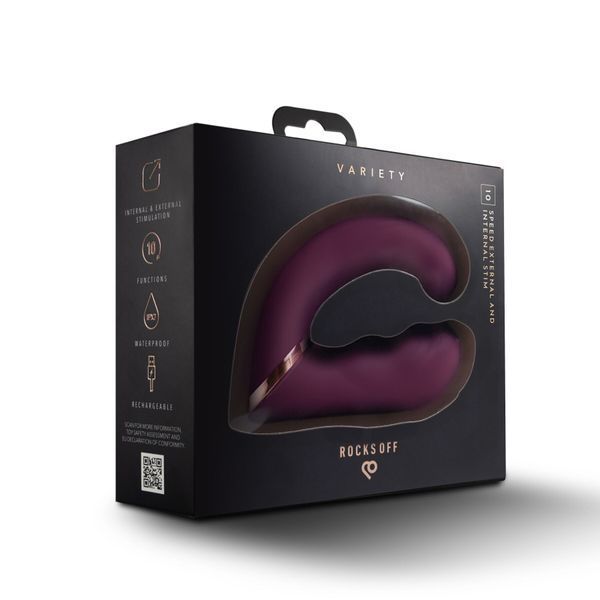 Вібратор Rocks Off Variety Burgundy SX2684
