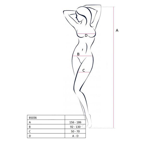 Бодістокінг Passion BS036 red, комбінезон, лямочка через одне плече PBS036R
