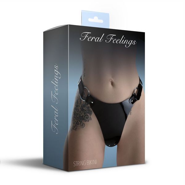 Трусики класичні Feral Feelings - String Bikini Black SO9320