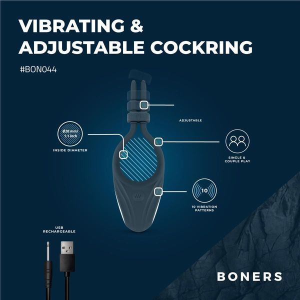 Ерекційне кільце Boners Adjustable Cockring SX3054
