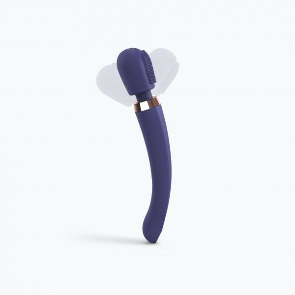 Вибромассажер с силиконовой щеточкой Love to Love Brush Crush &ndash; Midnight Indigo SO5533
