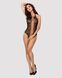 Бодистокинг с эффектом шнуровки Obsessive B113 teddy S/M/L открытая спина, халтер, с доступом SO7203 фото 3