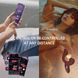 Смарт-вибратор Magic Motion Ponder Purple, двойная стимуляция, виброяйцо+язычок для клитора SX3228 фото 12