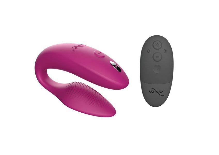 Смарт-вібратор для пар We-Vibe Sync 2 Rose, 10 віброрежимів, пульт ДК SO8761