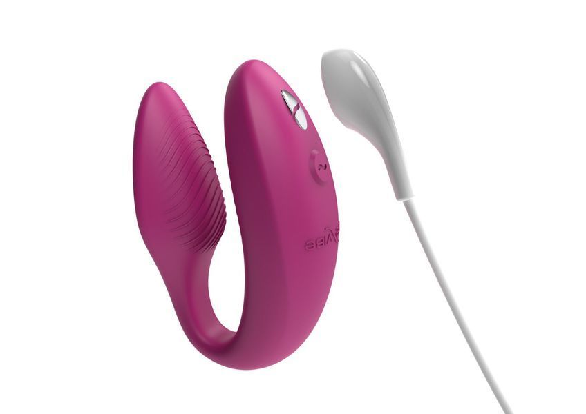 Смарт-вібратор для пар We-Vibe Sync 2 Rose, 10 віброрежимів, пульт ДК SO8761