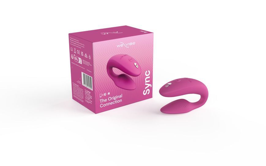 Смарт-вібратор для пар We-Vibe Sync 2 Rose, 10 віброрежимів, пульт ДК SO8761