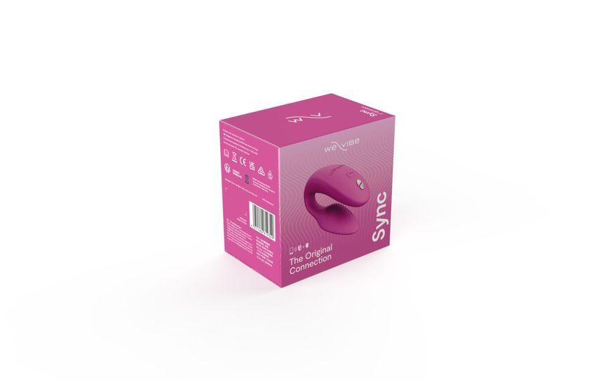Смарт-вібратор для пар We-Vibe Sync 2 Rose, 10 віброрежимів, пульт ДК SO8761