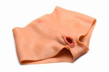 Накладна вагіна Master Series Silicone Vagina + Butt Panties - Large SX1188
