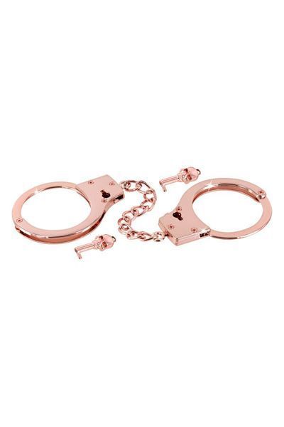 Наручники Fetish Tentation Premium Chick wrist cuffs in rose-gold metal SX1091