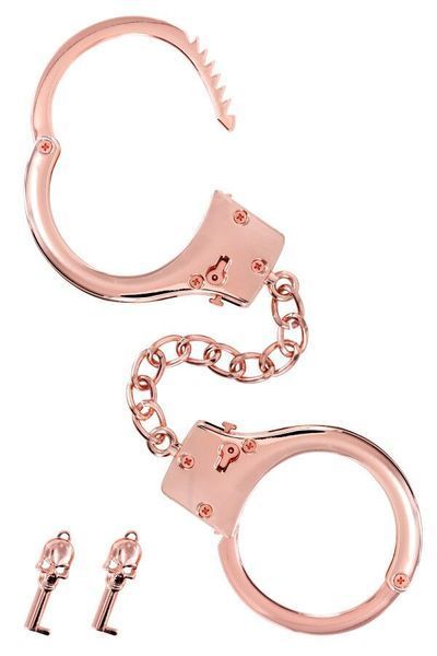 Наручники Fetish Tentation Premium Chick wrist cuffs in rose-gold metal SX1091